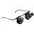 HMM-80728 20X Glasses Type Watch Repair Magnifier with LED Lights (Black)