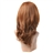 LC071 Beautiful Long Curly Style Synthetic Fiber Wig Hairpiece with Side Bangs for Women (Red Brown) 