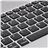 M2 Rechargeable Bluetooth 3.0 82-Key Wireless Keyboard with Protective Case for iPad 2 (Silver)