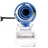 Mini Clip-on Style 8.0 Mega Pixels USB 2.0 Webcam Web Camera with Microphone for PC Notebook Laptop (Blue)