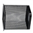 Practical Square Shaped Metal Mesh Pen Holder Pen Pencil Container (Black)