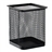 Practical Square Shaped Metal Mesh Pen Holder Pen Pencil Container (Black)
