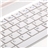 Rechargeable 78-Key Wireless Bluetooth V2.0 Keyboard Protective Case with Speaker for iPad /iPad 2 /The new iPad (White)