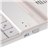 Rechargeable 78-Key Wireless Bluetooth V2.0 Keyboard Protective Case with Speaker for iPad /iPad 2 /The new iPad (White)