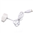 Stylish Ladies Bluetooth Vibrating Bracelet with Caller ID & LED Time Display (Black)