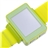 i5 One SIM Quad Band 1.8 Inch Touch Screen Watch Cell Phone with Silicone Band Bluetooth Camera FM MP3 MP4 (Green)