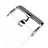 i5 One SIM Quad Band 1.8 Inch Touch Screen Watch Cell Phone with Silicone Band Bluetooth Camera FM MP3 MP4 (White)