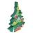 16G Christmas Tree Shaped Rubber USB Flash Drive (Large Size) 