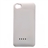 1900mAh Back Case External Supplemental Battery Emergency Charger Mobile Power Bank Source for iPhone 4 iPhone 4S White
