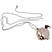 1G U Disk Goldfish Shape USB Flash Memory Drive with Rhinestone