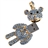 1GB U Disk Bear Shape USB Flash Memory Drive with Rhinestone (Blue)