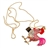 1GB U Disk Cock Shape USB Flash Memory Drive with Rhinestone