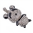 1GB U Disk Panda Style USB Flash Memory Drive with Rhinestone