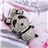1GB U Disk Panda Style USB Flash Memory Drive with Rhinestone