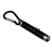 2 in 1 Mountaineering Buckle Red Laser LED Torch (Black)
