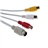 21.5CM VGA SVGA to S-Video 3 RCA TV AV Cable Adapter