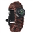 3-in-1 Multifunctional Parachute Cord Survival Bracelet with Compass & Whistle for Outdoor Activities (Red)