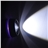 3005 3-mode 210 Lumens Telescopic Head LED Flashlight Torch with White Light (Black) 