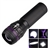 3005 3-mode 210 Lumens Telescopic Head LED Flashlight Torch with White Light (Black) 
