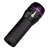 3005 3-mode 210 Lumens Telescopic Head LED Flashlight Torch with White Light (Black) 