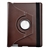 360 Degree Rotating Protective PU Leather Case Cover with Plastic Stand for The new iPad (Brown)