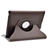 360 Degree Rotating Protective PU Leather Case Cover with Plastic Stand for The new iPad (Brown)