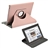 360 Degree Rotating Protective PU Leather Case Cover with Plastic Stand for The new iPad (Light Pink)