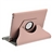 360 Degree Rotating Protective PU Leather Case Cover with Plastic Stand for The new iPad (Light Pink)