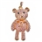 4GB U Disk Bear Shape USB Flash Memory Drive with Rhinestone (Pink)