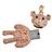 4GB U Disk Bear Shape USB Flash Memory Drive with Rhinestone (Pink)