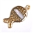 4GB U Disk Fish Shape USB Flash Memory Drive with Rhinestone