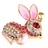 4GB U Disk Rabbit Shape USB Flash Memory Drive with Rhinestone