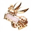 4GB U Disk Rabbit Shape USB Flash Memory Drive with Rhinestone