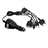 5-in-1 Universal Car Charger for iPod iPhone PSP USB mini USB Mobile Phone (Black)