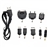 5000mAh Power Bank Mobile Charger with 2 USB Outputs for iPhone iPad Cellphone Tablet PC PSP PDA MP4 (Black)