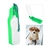 500ML Pet Dog Cat Portable Plastic Drinking Bottle Bowl for Outdoor Use (Green)