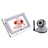 7 Inch LCD Screen 4 Channels Wireless Baby Monitor with Infared Night Vision LED & TV-Out Function