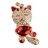 8GB U Disk Cat Design USB Flash Memory Drive with Rhinestone