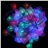 9.5m 80-LED 8 Lighting Modes 250V Heart Shaped Colorful LED String Light for Christmas Wedding Party Garden