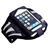 Adjustable Armband Holder Case with Transparent Faceplate for iPhone 4 iPhone 4S (Black & Grey)