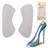 Anti-slip Anti-abrasion Sweat Absorption Leather Heel Pad