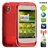 B1000+ Android 2.3 Dual SIM Quad Band 3.5 Inch Touch Screen Smart Phone with WiFi TV Dual-camera Bluetooth FM (Red) 