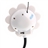 BM0045B 2.4GHz Mini Night Vision Flower Shape Digital Wireless Baby Monitor Set (Blue)