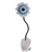 BM0045B 2.4GHz Mini Night Vision Flower Shape Digital Wireless Baby Monitor Set (Blue)