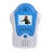 BM0045B 2.4GHz Mini Night Vision Flower Shape Digital Wireless Baby Monitor Set (Blue)