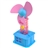 Beautiful Windmill Style USB Cartoon Fan with Soft Fan Blade and LED Flashlight (Pink & Blue)
