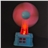 Beautiful Windmill Style USB Cartoon Fan with Soft Fan Blade and LED Flashlight (Pink & Blue)