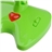 Beautiful and Practical Adjustable Mini Desk Fan with LED Flashlight Switch (Green)