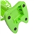 Beautiful and Practical Adjustable Mini Desk Fan with LED Flashlight Switch (Green)
