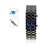 Blue LED Watch for Woman Fashionable Digital Wrist Watch (Black)